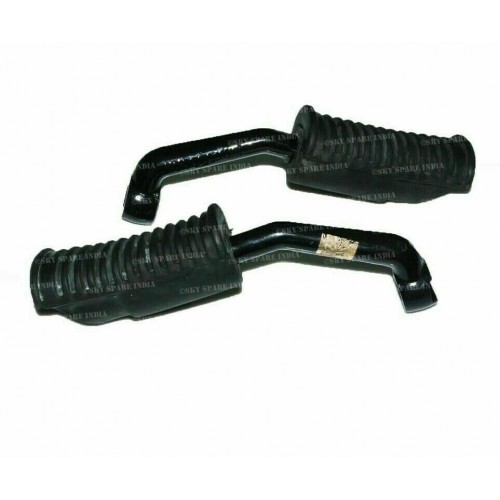 Front Foot Rest Peg Pair With Rubber For Royal Enfield Classic 350500cc